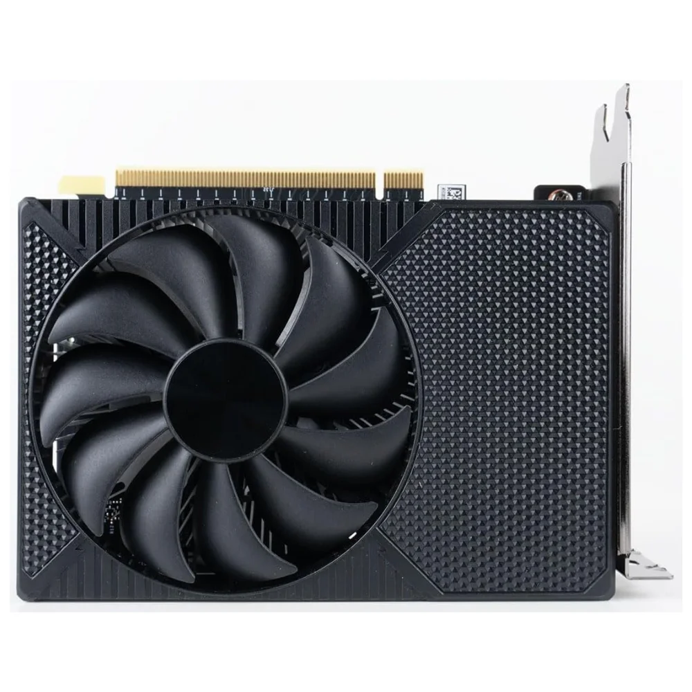 HP Intel Arc A380 6 GB GDDR6 – Kompaktná grafická karta s jedným ventilátorom v čiernom prevedení HP Intel Arc A380 6 GB GDDR6 – Kompaktná grafická karta s jedným ventilátorom v čiernom prevedení