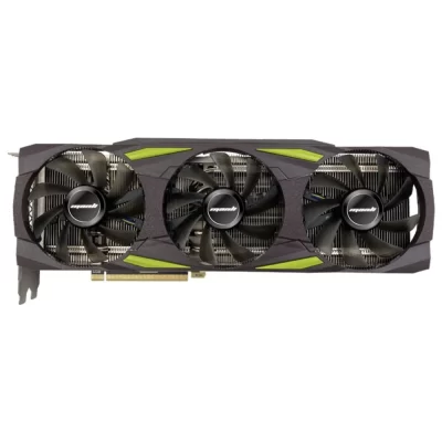 MANLI GeForce RTX 3090 24GB GDDR6X - Horný pohľad na grafickú kartu