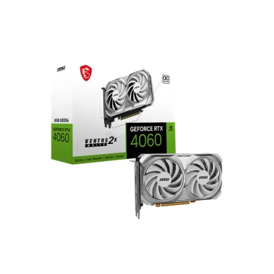 MSI GeForce RTX 4060 VENTUS 2X WHITE 8G OC – Grafická karta s balením
