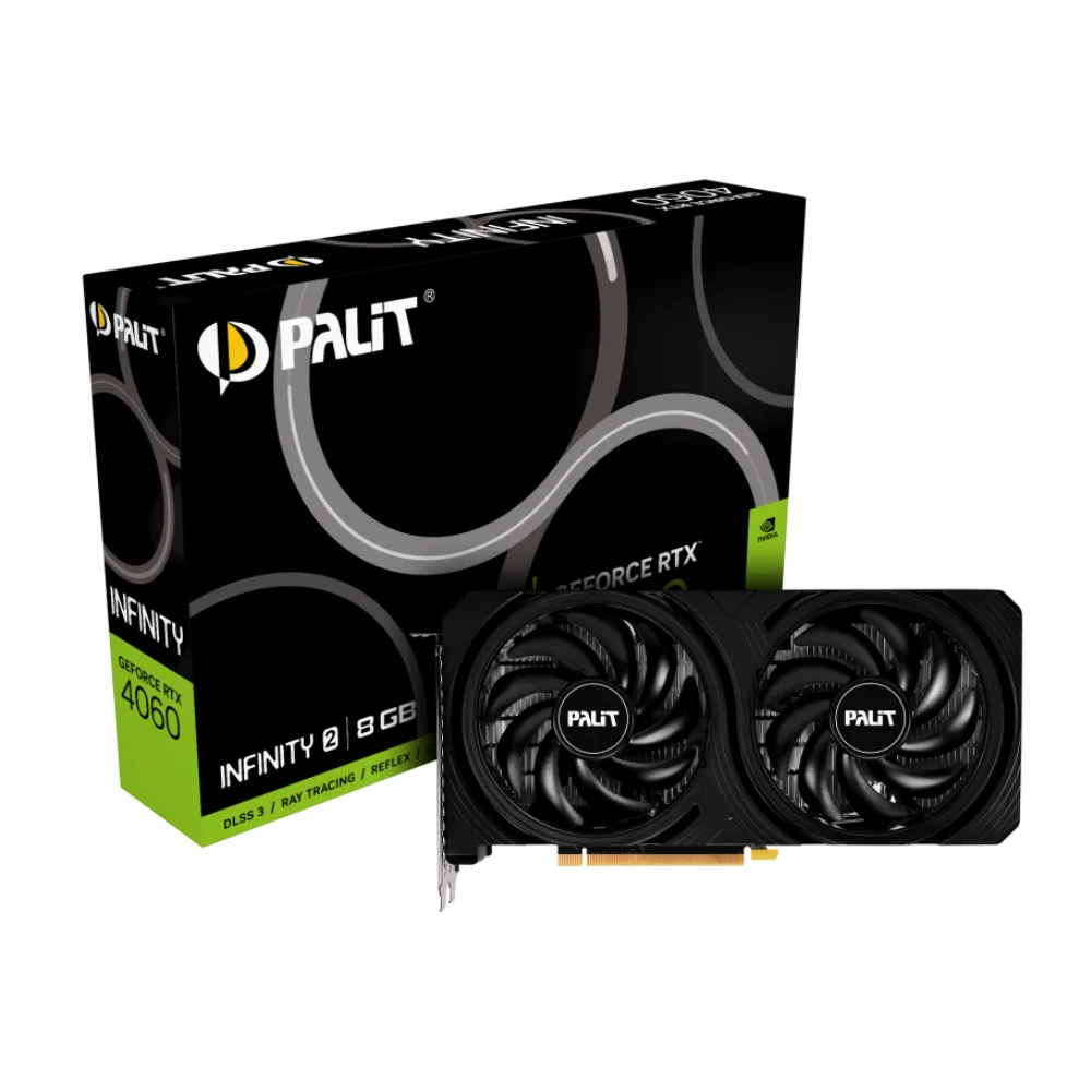 Palit GeForce RTX 4060 Infinity 2 8 GB – Grafická karta s balením Palit GeForce RTX 4060 Infinity 2 8 GB – Grafická karta s balením