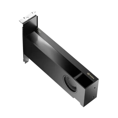 PNY NVIDIA RTX 2000 Ada Generation 16 GB – Horný pohľad na kompaktný dizajn a ventilátor