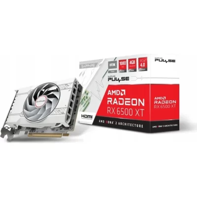 SAPPHIRE PULSE AMD Radeon RX 6500 XT ITX PURE 4GB – Grafická karta s krabicou produktu
