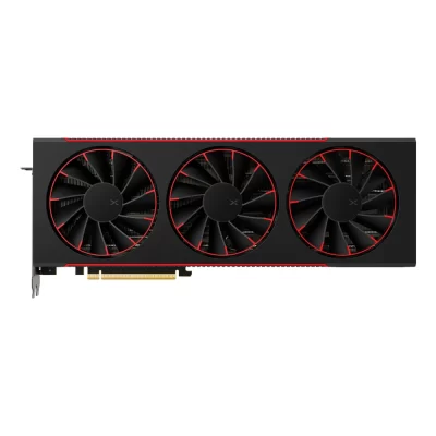 XFX Mercury AMD Radeon RX 7900 XTX Magnetic Air Gaming 24GB – Priamy pohľad na trojicu ventilátorov