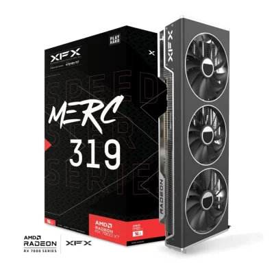 XFX Speedster MERC 319 Radeon RX 7800 XT BLACK Edition 16 GB – grafická karta s balením