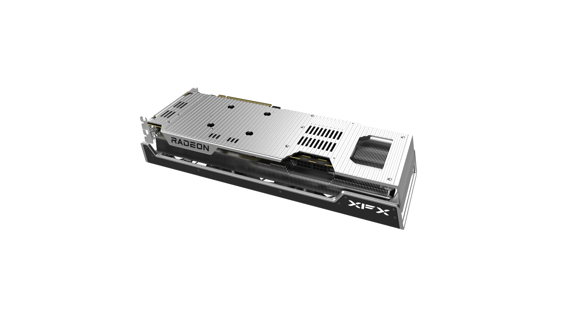 XFX Speedster MERC 319 Radeon RX 7800 XT BLACK Edition 16 GB – zadná strana XFX Speedster MERC 319 Radeon RX 7800 XT BLACK Edition 16 GB – zadná strana