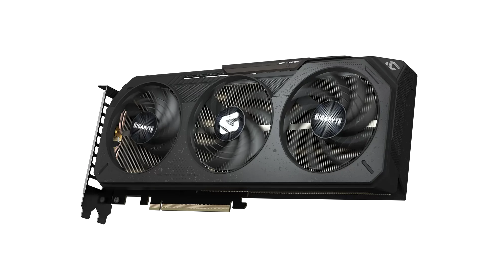 GIGABYTE GeForce RTX 5050 GAMING OC 8G - Pohľad na prednú stranu grafickej karty