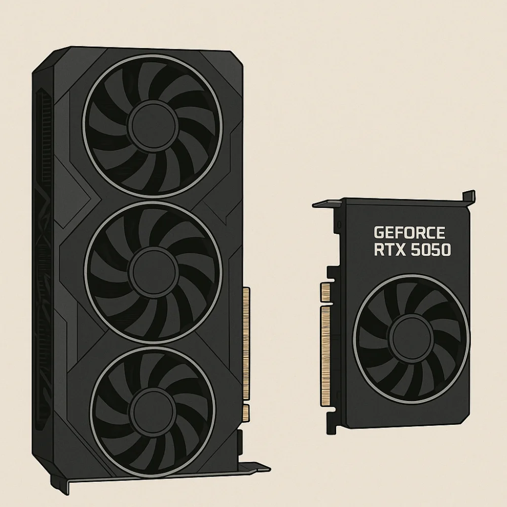 Ilustračný obrázok pre GeForce RTX 5050 8 GB