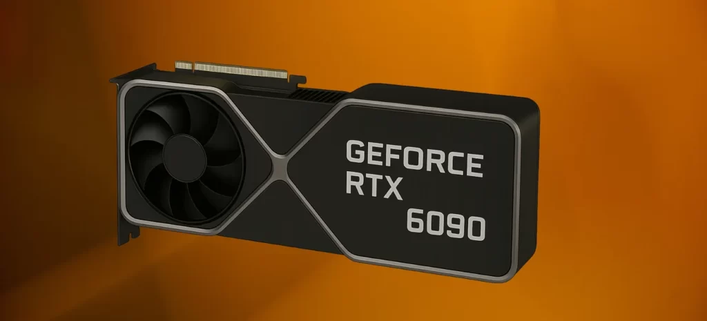 Připravovaná GeForce RTX 6090 – ilustrační obrázek s možným budoucím vzhledem
