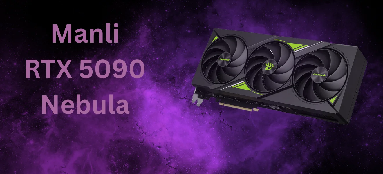 Manli GeForce RTX 5090 Nebula – ilustračný obrázok
