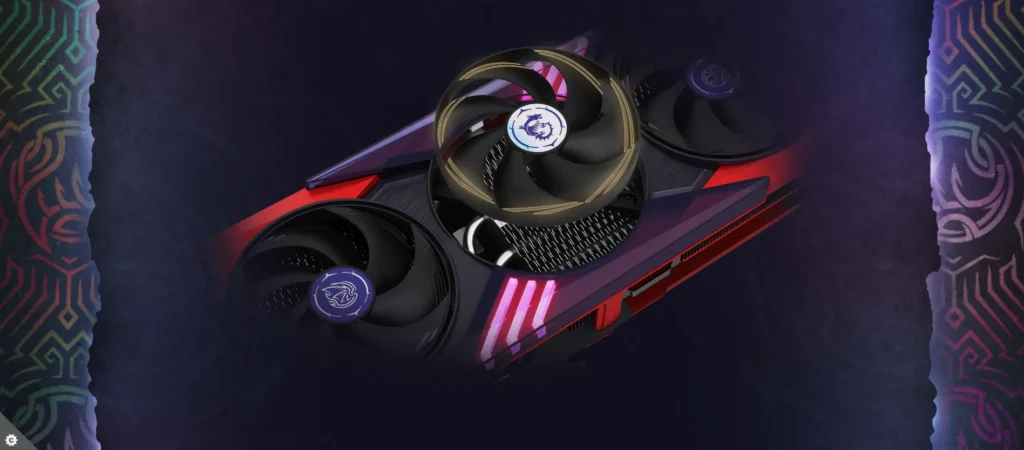 MSI GeForce RTX 5070 Ti 16G MLG Edition – vizuální zpracování chladicího systému této karty