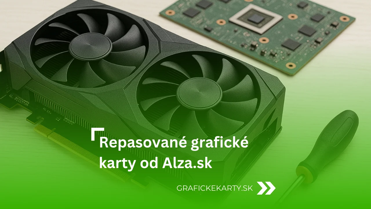 Repasovaná grafická karta - Ilustračný obrázok