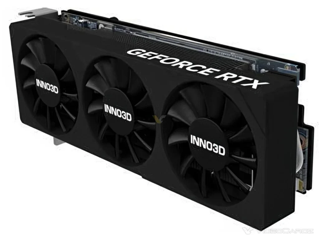 Pohľad na očakavaný dizajn INNO3D GeForce RTX 5060 Low Profile.