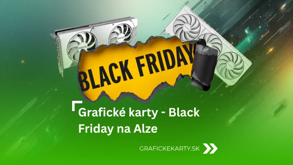 Grafické karty Black Friday - ilustračný obrázok