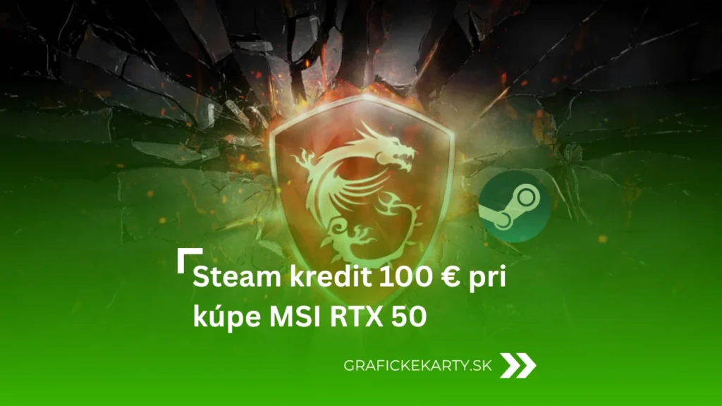 MSI RTX 50 Steam bonus - Ilustrační obrázek