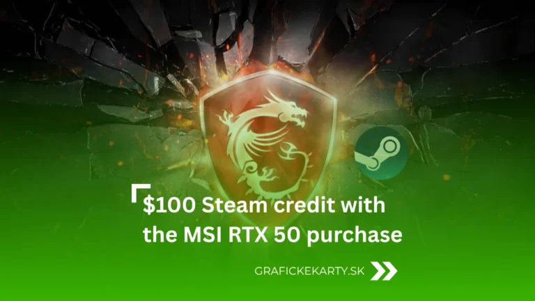 MSI RTX 50 Steam bonus - Illustrative image