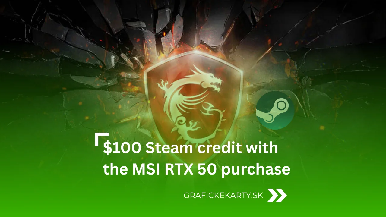 MSI RTX 50 Steam bonus - Illustrative image