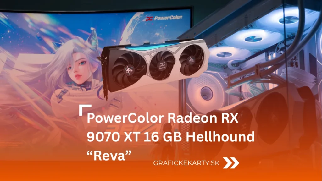 PowerColor Radeon RX 9070 XT Hellhound Rev - Ilustračný obrázok