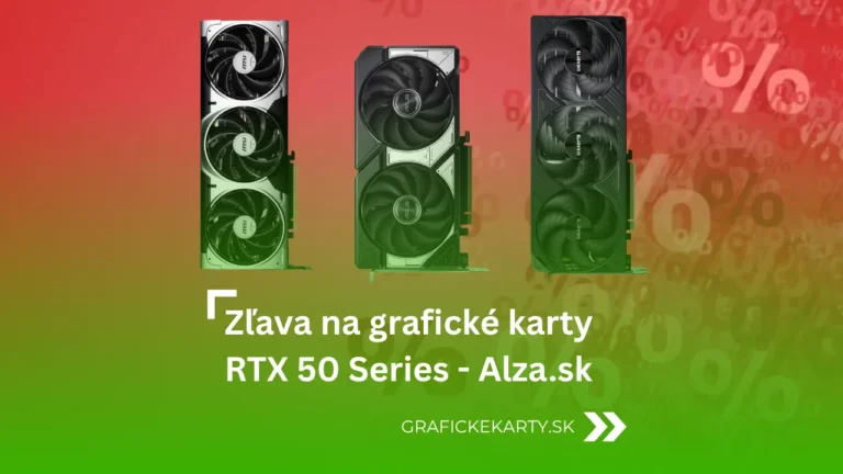 Zľava na grafické karty RTX 50 Series - ilustračný obrázok