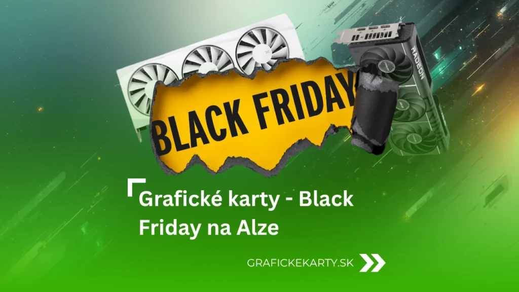 Black Friday Grafické karty - Ilustračný obrázok