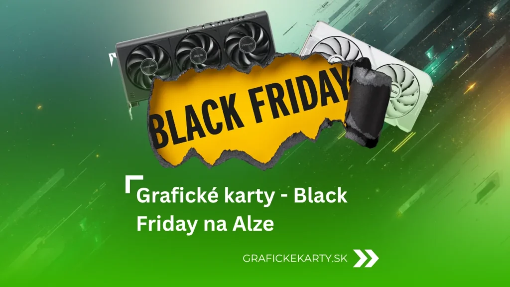 Grafické karty Black Friday - ilustračný obrázok