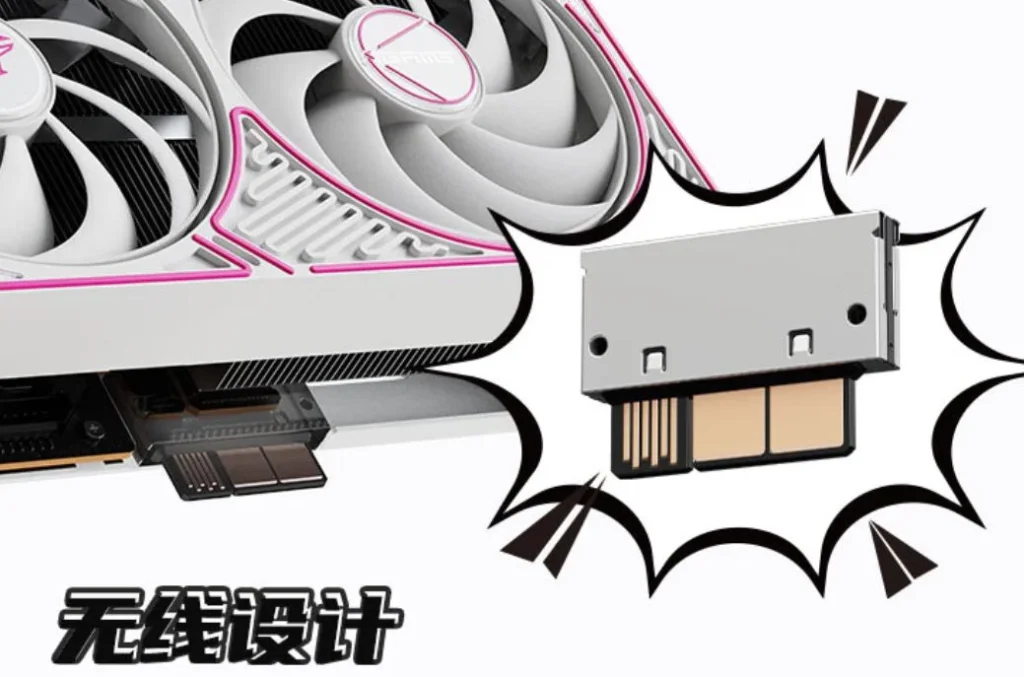 Colorful RTX 5070 Ti iGame Ultra Z detail BTF 2.0 napájania