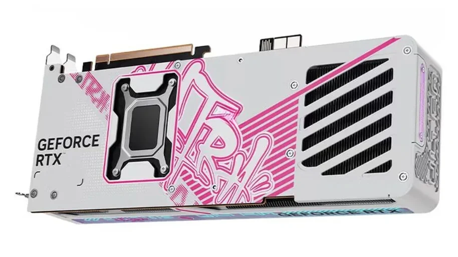 Colorful RTX 5070 Ti iGame Ultra Z zadná strana s backplate