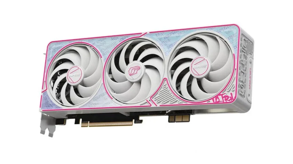 Colorful RTX 5070 Ti iGame Ultra Z predná strana s trojventilátorovým chladením