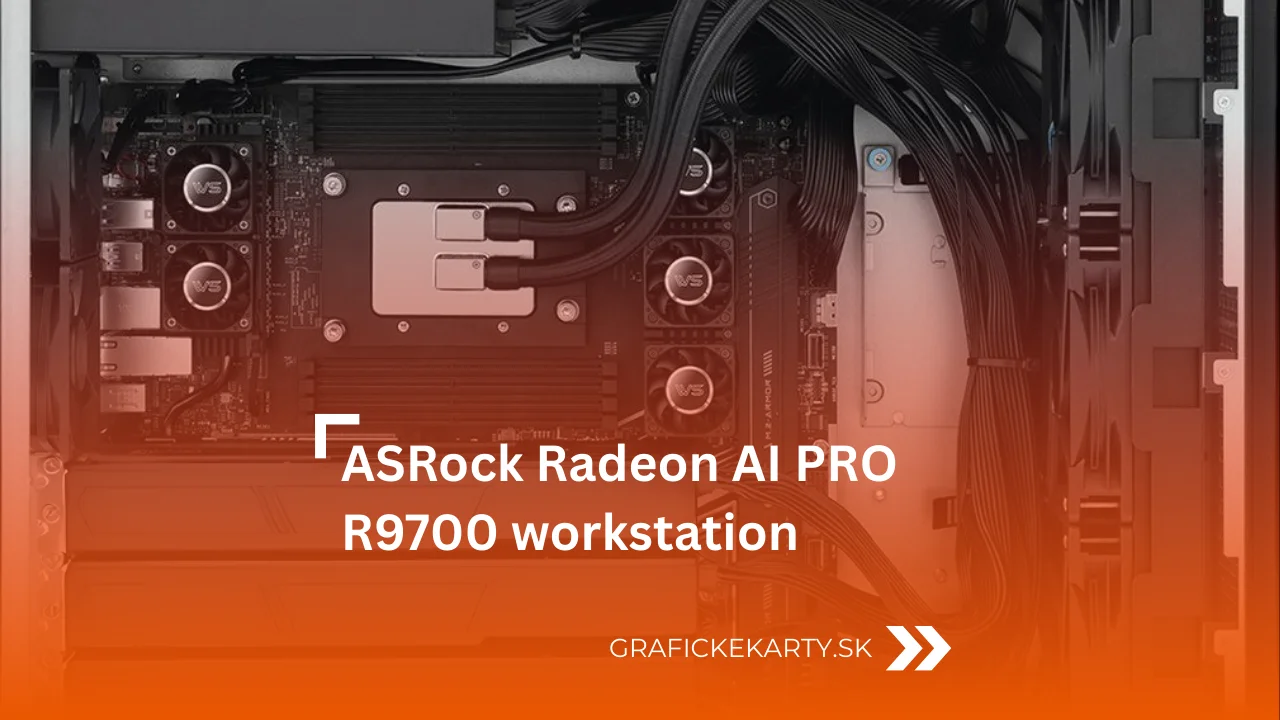 ASRock Radeon AI PRO R9700 workstation - Ilustračný obrázok