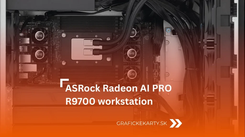 ASRock Radeon AI PRO R9700 workstation - Ilustrační obrázek