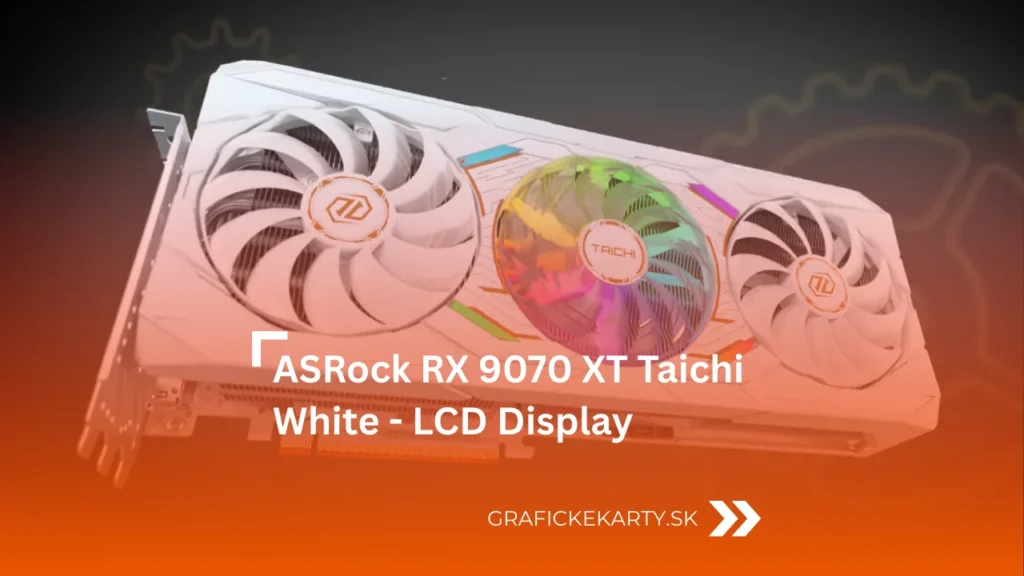ASRock RX 9070 XT Taichi White - Illustrative image