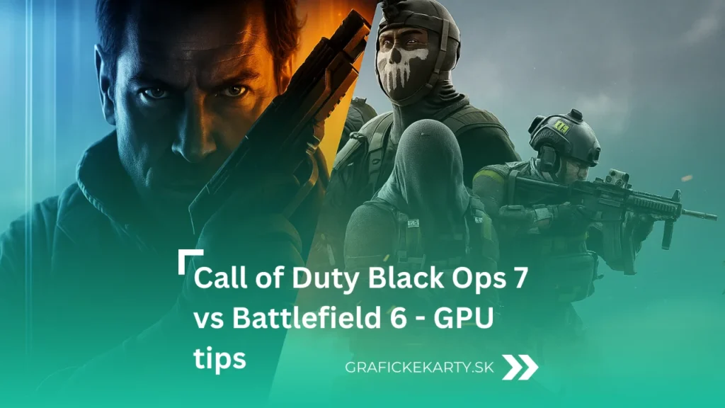 Graphics card for Call of Duty and Battlefield - Illustrative image