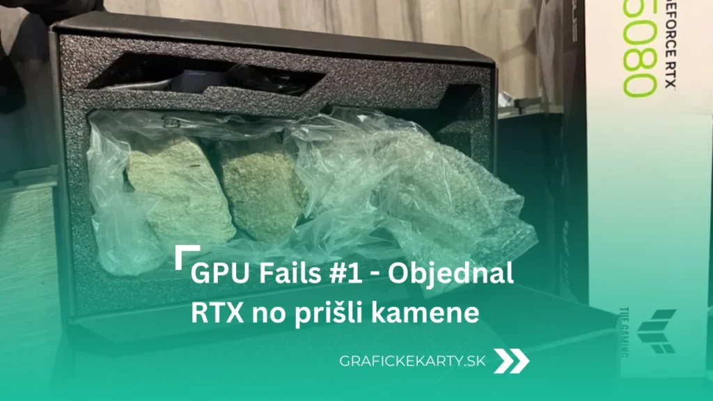 Kamene namiesto GeForce RTX 5080 - Ilustračný obrázok
