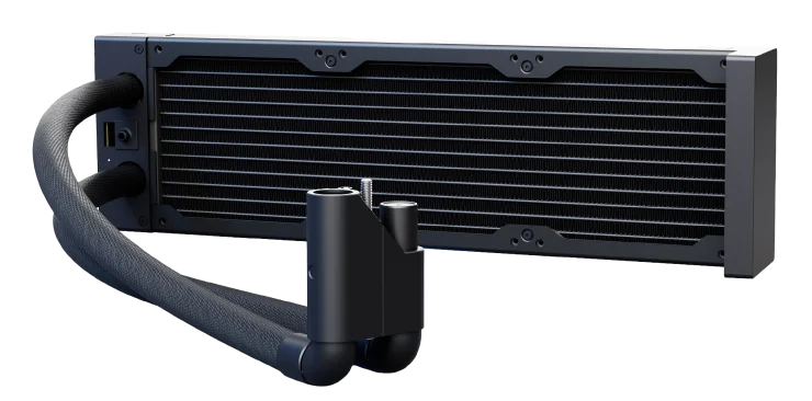 360 mm radiátor vodného chladenia pre Sycom RTX 5090 Hydro LC Plus.