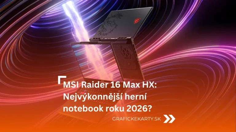 MSI Raider 16 Max HX - Ilustrační obrázek