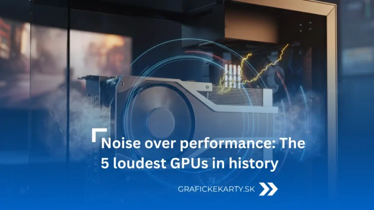 Noise level of graphics cards – Illustrative image