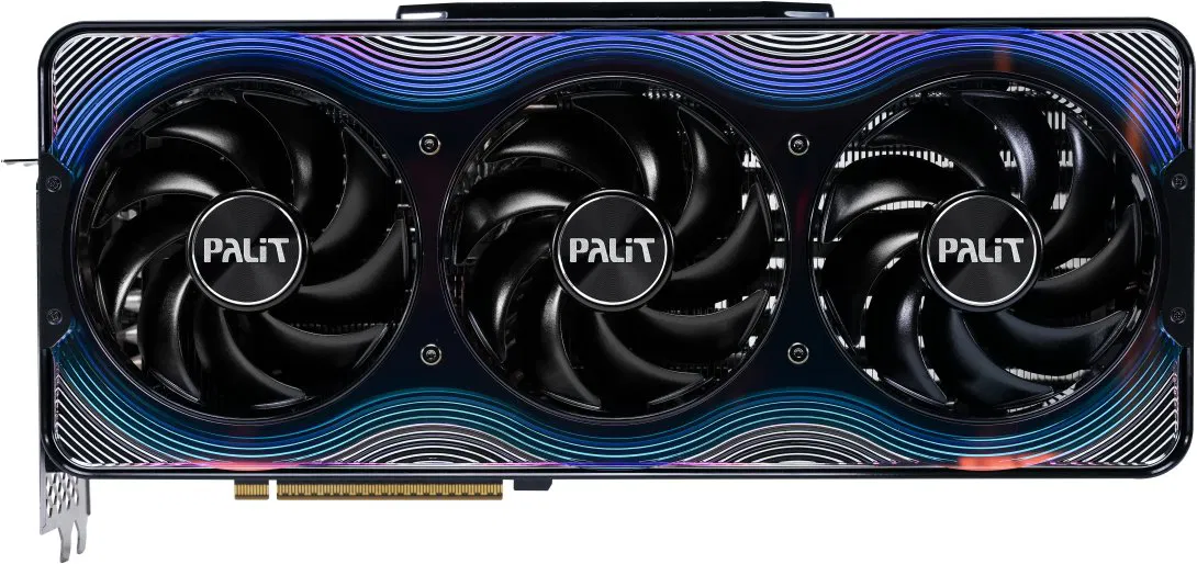 Pohled na produkt PALIT GeForce RTX 5090 GameRock 32G.