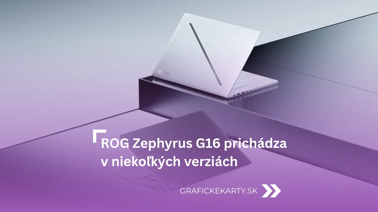 ROG Zephyrus G16 - Ilustračný obrázok