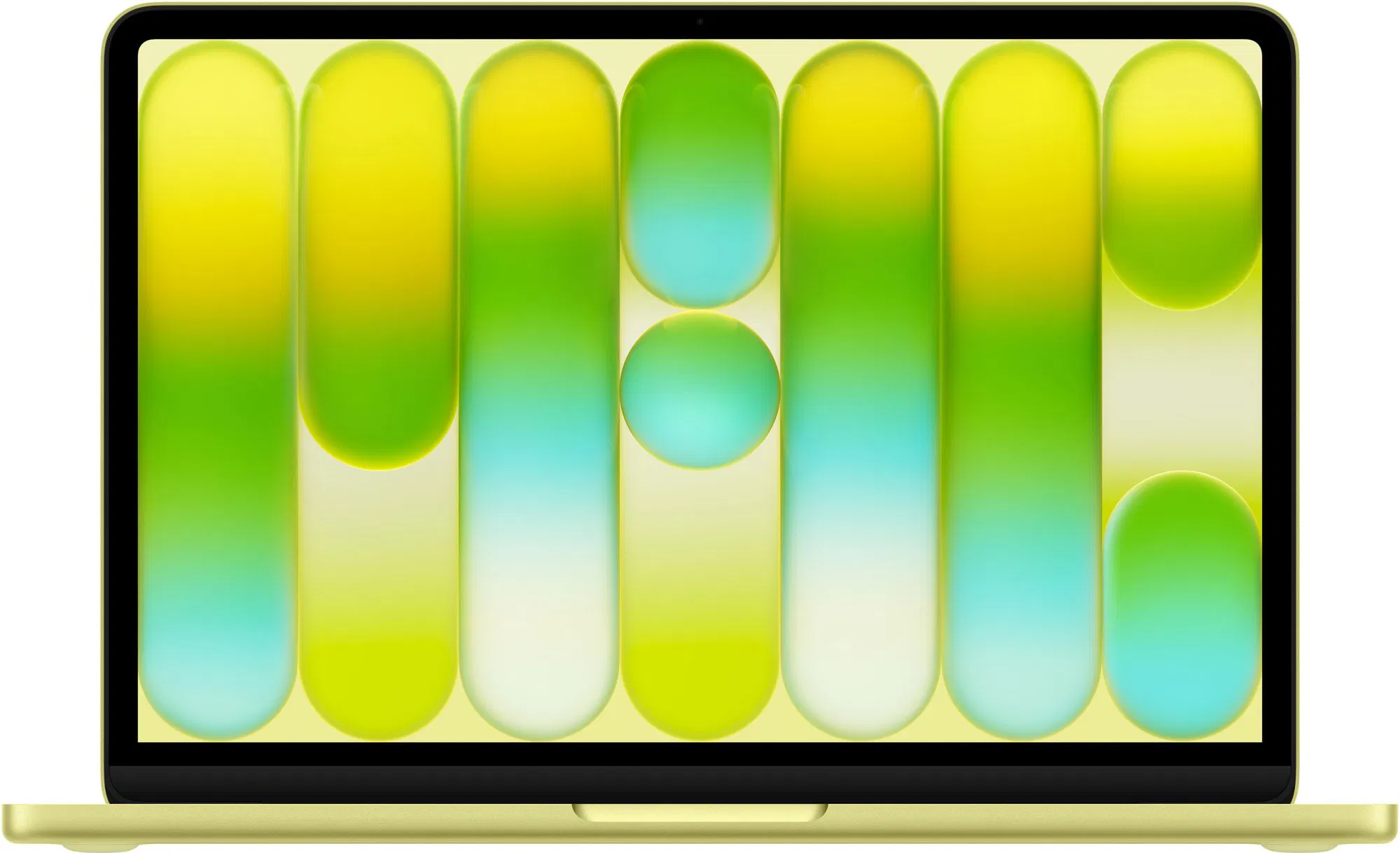 Apple MacBook Neo v farbe Citrus s 13-palcovým Liquid Retina displejom.