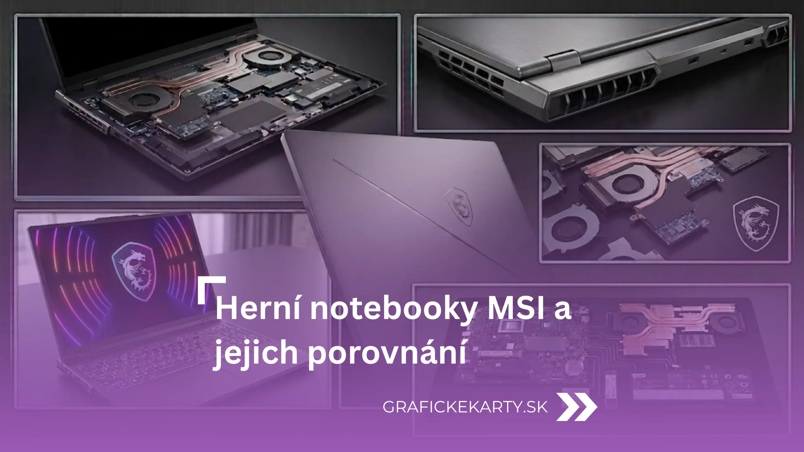 Herní notebooky MSI – Ilustrační obrázek