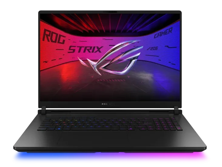 Pohľad na produkt - herný notebook ASUS Rog Scar G18 2025