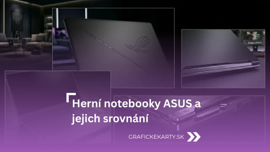 Herní notebooky ASUS - Ilustrační obrázek