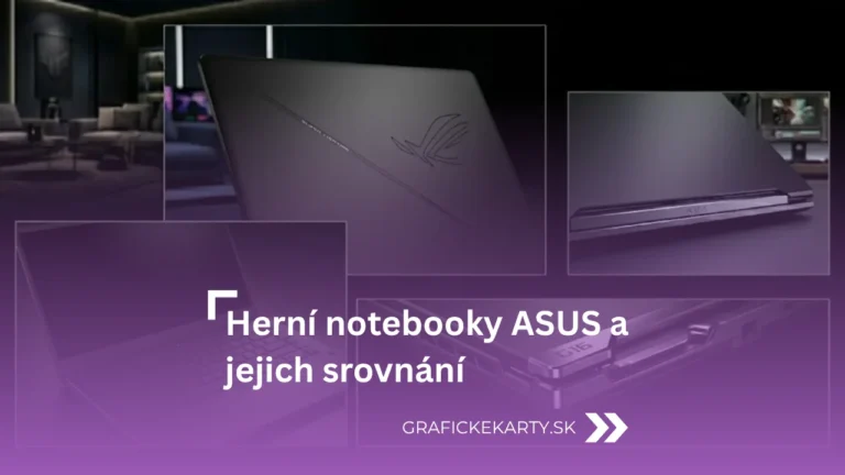 Herní notebooky ASUS - Ilustrační obrázek