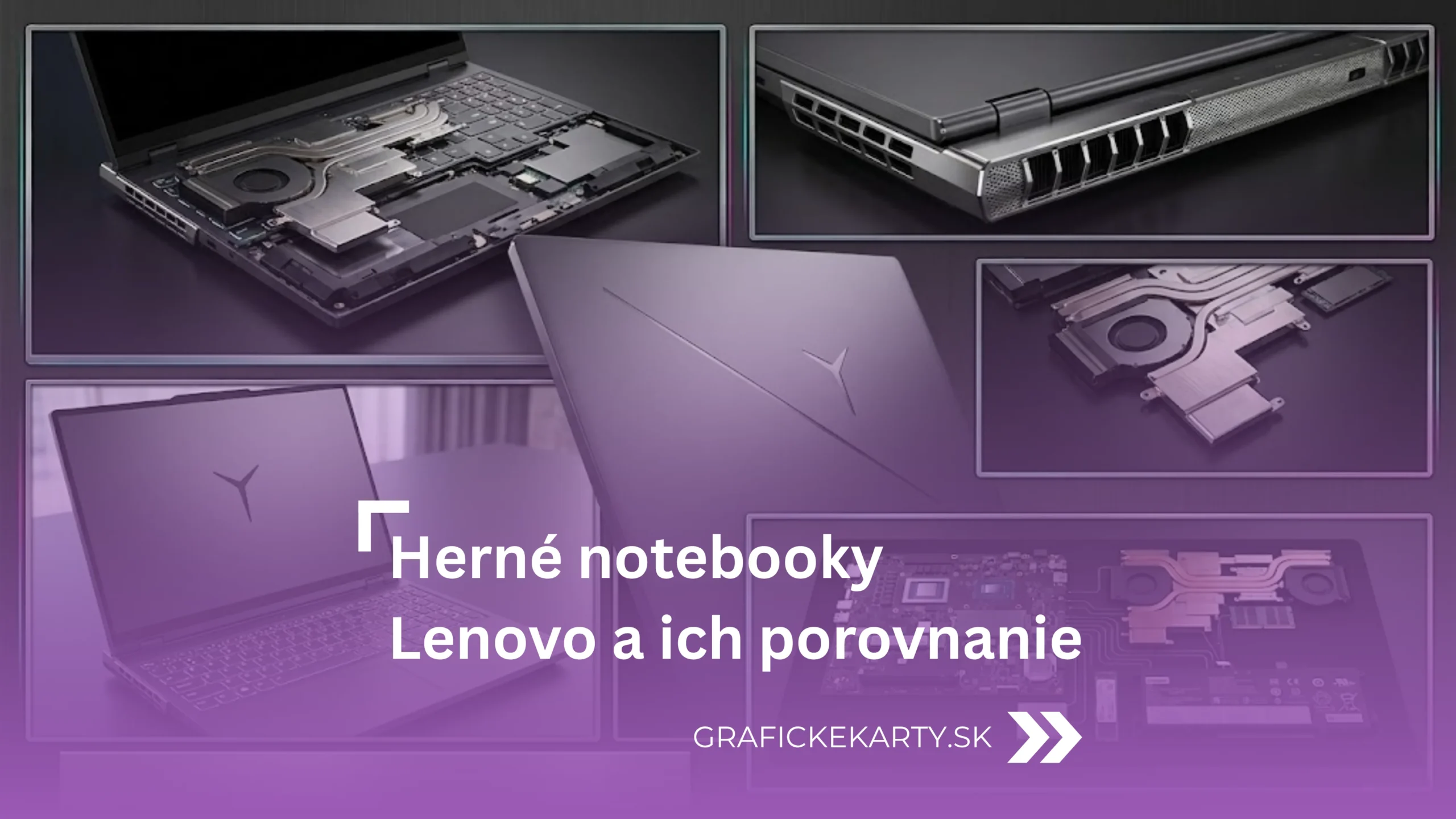 Herné notebooky Lenovo - ilustračný obrázok