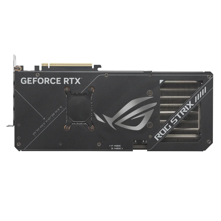 Pohľad na produkt Asus ROG Strix GeForce RTX 5070 Ti 16GB OC – zadná strana Pohľad na produkt Asus ROG Strix GeForce RTX 5070 Ti 16GB OC - zadná strana