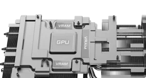 Patentovaný Vapor Chamber grafickej karty Chladenie grafickej karty Gigabyte AORUS GeForce RTX 5060 ELITE 8G