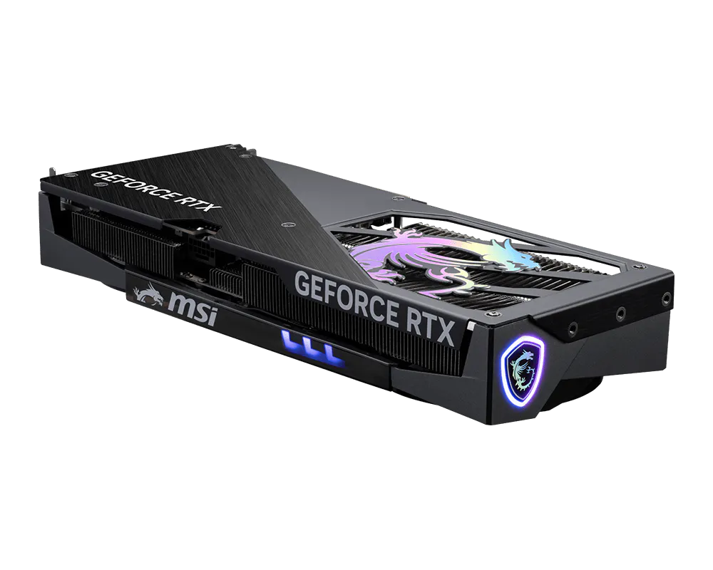 Grafická karta MSI GeForce RTX 5060 Ti 8G GAMING TRIO OC - Zadná strana