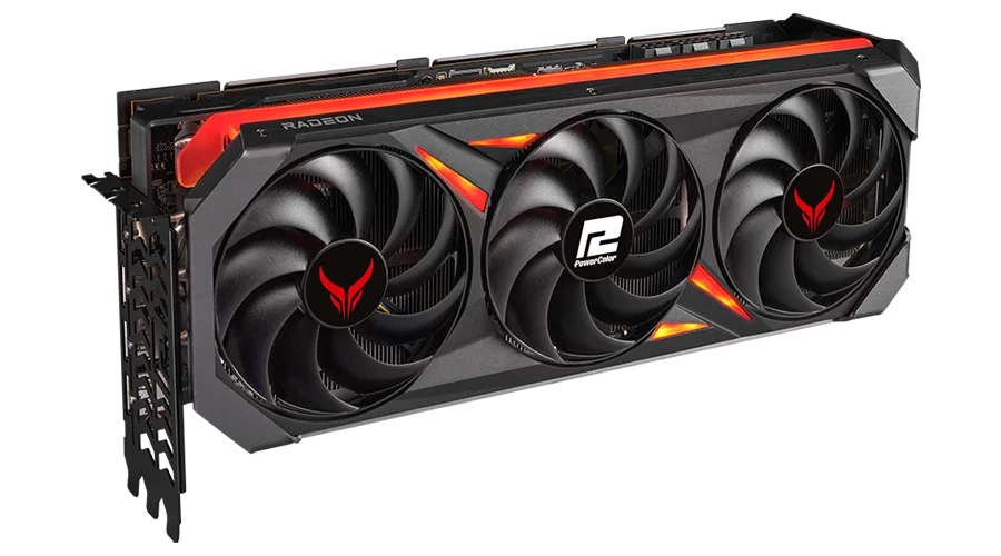 Grafická karta PowerColor Red Devil RX 7900 XTX - Predný pohľad