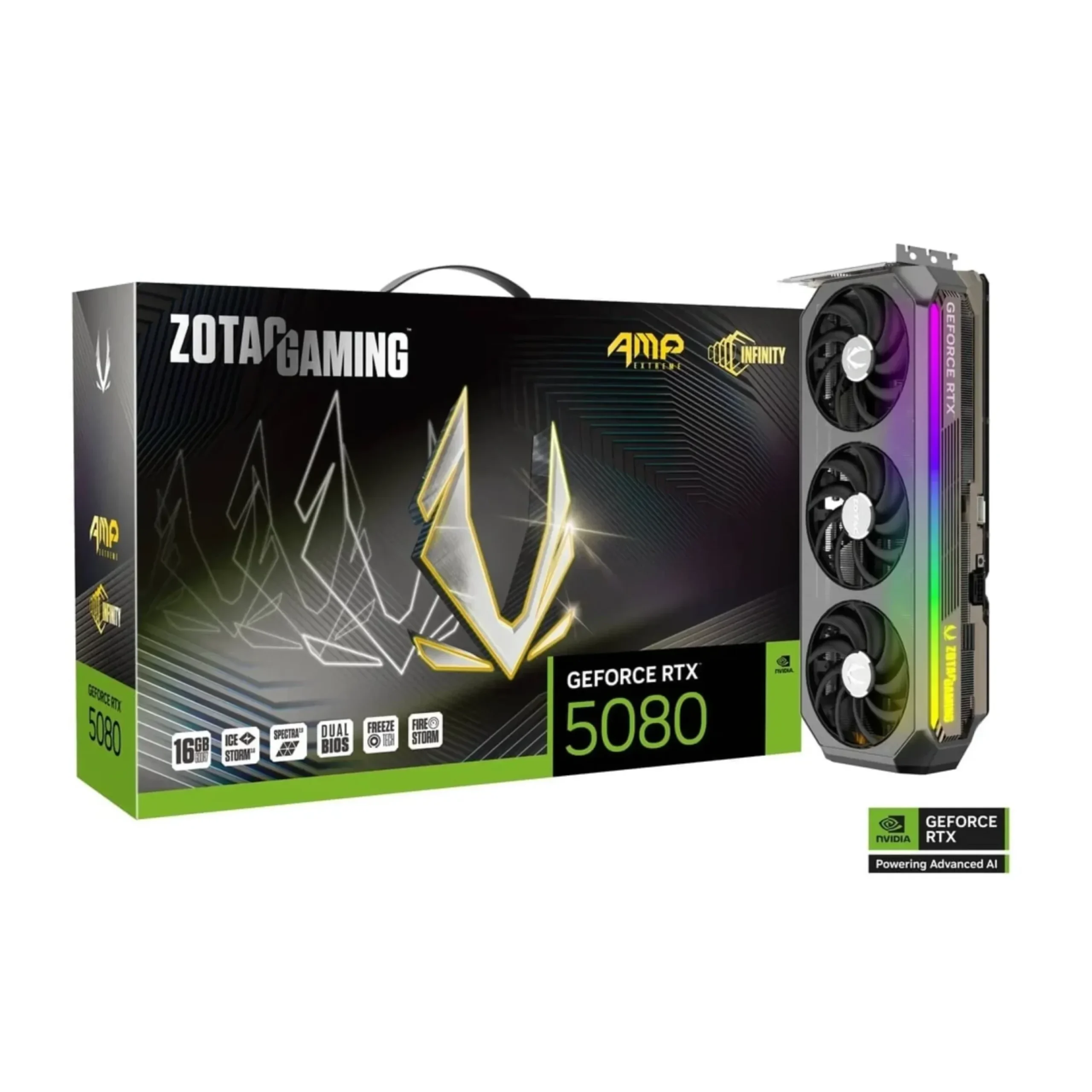 Oficiálne balenie grafickej karty ZOTAC GAMING GeForce RTX 5080 AMP Extreme INFINITY Oficiálne balenie grafickej karty ZOTAC GAMING GeForce RTX 5080 AMP Extreme INFINITY