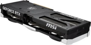 MSI GeForce RTX 5070 12G VENTUS 3X OC Pohľad na zadnú stranu