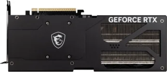 MSI GeForce RTX 5070 12G VENTUS 3X OC Pohľad na zadnú stranu